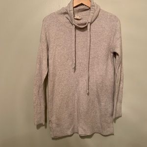 KAISELY Cowl Neck Cream Sweater Pullover